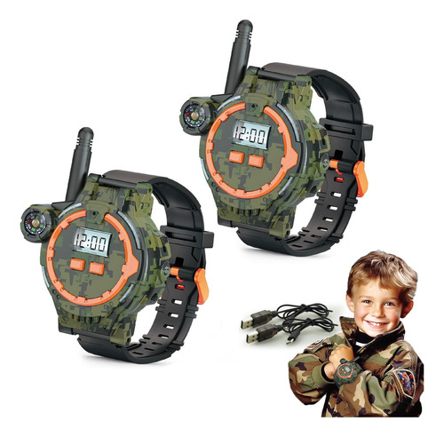 ..radios Walkie Talkies Niños Reloj De Pulsera Color 2 Pieza