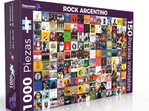 Rompecabezas Rock Nacional 1000 Piezas Colección Melómano