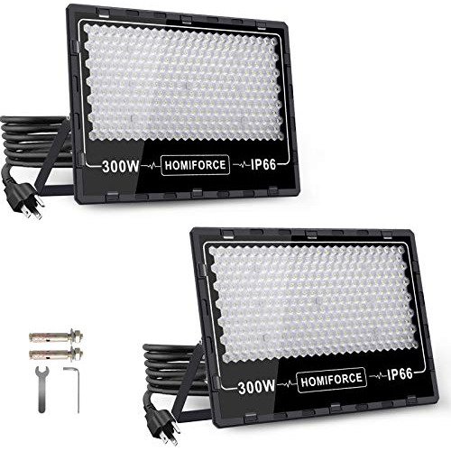 Paquete De 2 Luces De Inundación Led De 100w Enchufe, ...