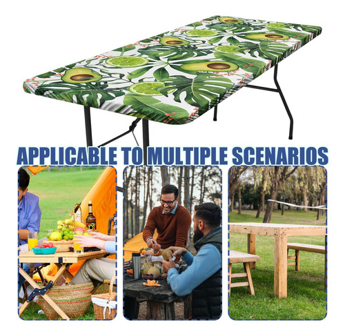 Cubiertas Elásticas Para Mesa De Picnic Mantel De Mesa De Pi