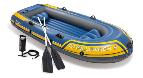 Bote Inflable Challenger 3 Para 3 Personas Incluye Remos En