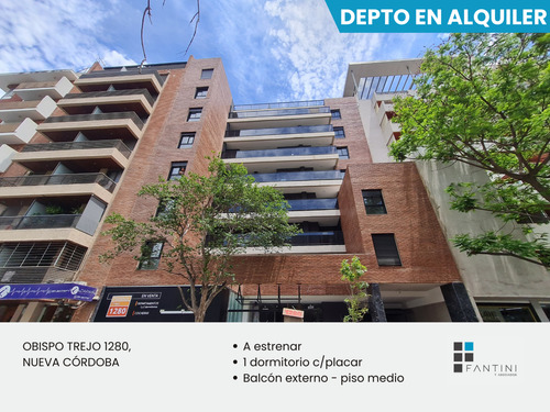 Alquiler Nueva Córdoba // 1 Dorm // Externo C/balcón // A Estrenar // Nuevo // Unc