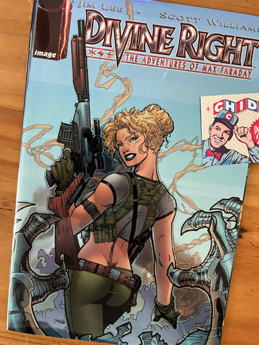 Comic - Divine Right #1 Jim Lee Chrome Cover