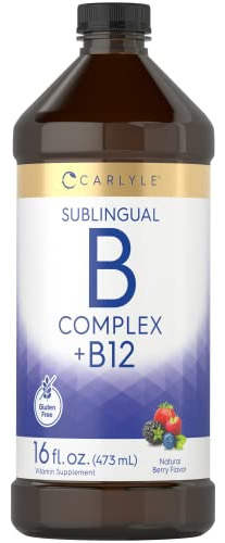 Carlyle Vitamina B Complejo Tenido Más B12 Tenido 16 Hxnzq