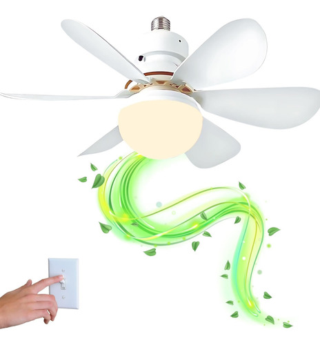 Ventilador De Techo 16.5 Foco Desmotable (foco No Incluido)