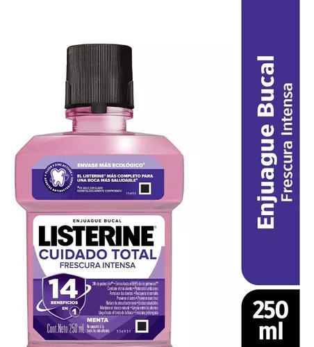 Listerine Enjuage Bucal Cuidado Total 250 Ml