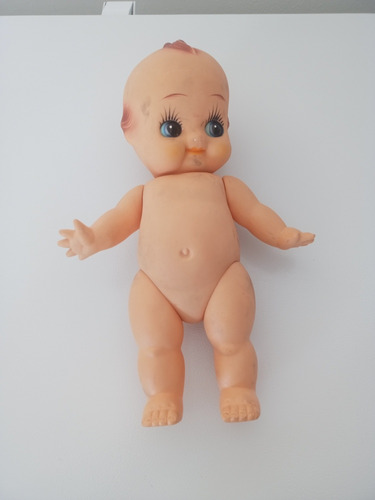 Rara Figura Kewpie Hecho En Japon De 40 Cm Con Alas Verdes