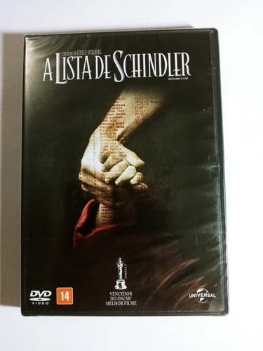 Dvd A Lista De Schindler Original