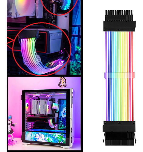 Jidihu Cables Gpu Cable Rgb Extensión Rgb Cable Pin De