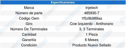 Sensor Acelerador Tps Quest 6cil 3.3l 99-02 Injetech 8335282