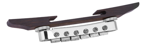 Base De Palisandro Guitar Bridge Para Música Jazz Tipo Sg