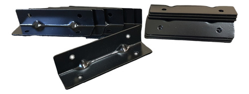 Caja X 12 Conectores Angulo Negro 117 X 30 X 30mm Modelo 514