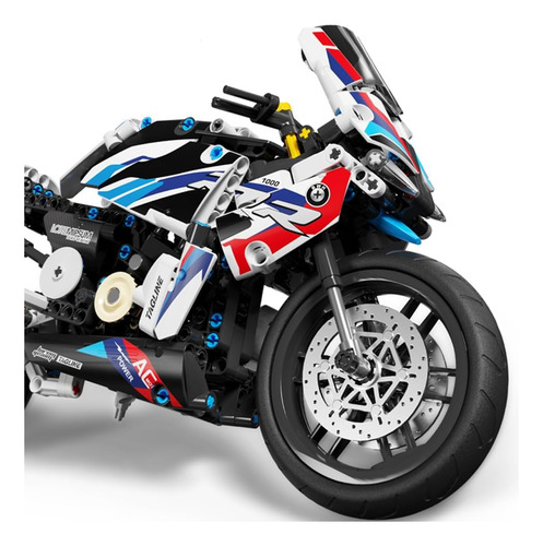 Juego De Bloques De Construcción De Juguete Para Motocicleta