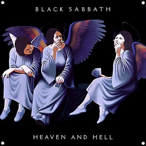 Black Sabbath Heaven And Hell Poster Tapiz Bandera Banner En
