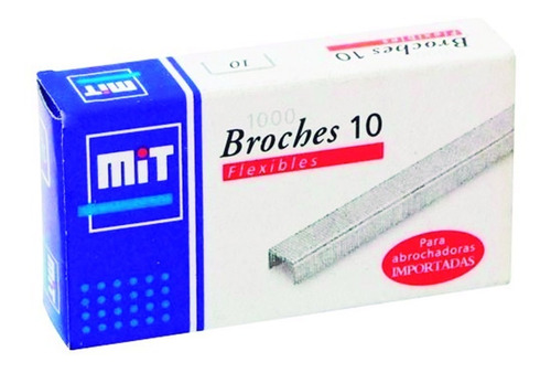 Broche P/abrochadora Mit 10x1000 - Pack X 10 Cajas