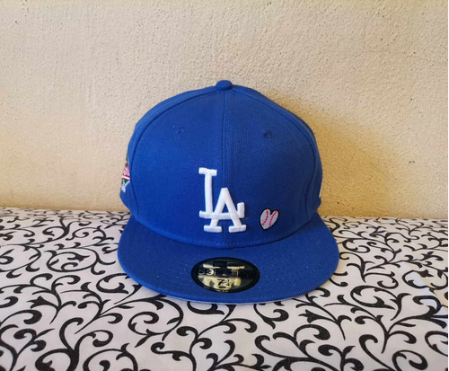 Gorra Cachucha Cerrada De Beisbol Los Angeles Azul Hombre