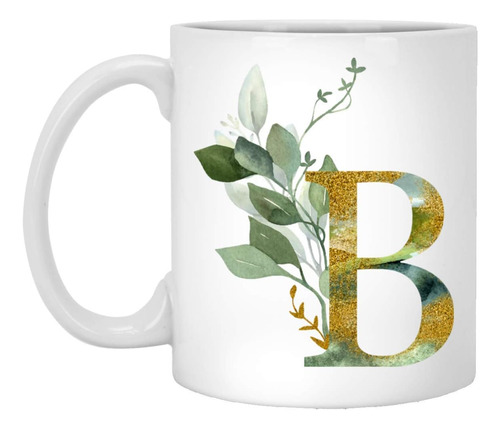 Graphic Letter B Taza De Café - Letra Del Alfabeto Monogram 