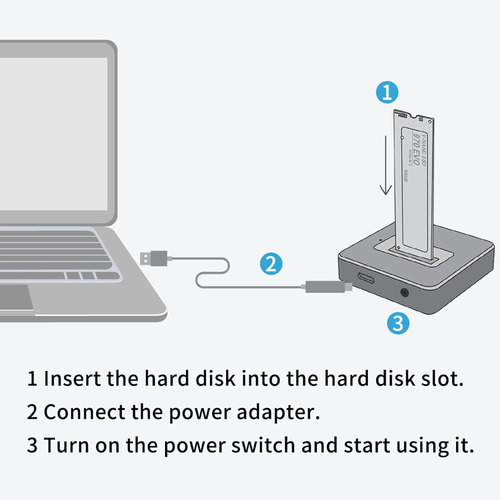Nvme To Usb Docking Station,acasis M.2 Ssd To Usb Adapter...
