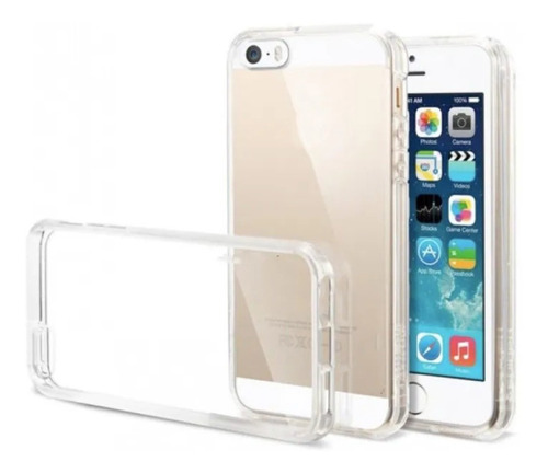 Funda Crystal Case Tpu Flexible Para iPhone 4 5 6 7 8 X Xr