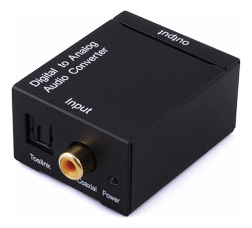 Conversor Audio Digital Cabo Optico Ou Coaxial P/ Rca Analog
