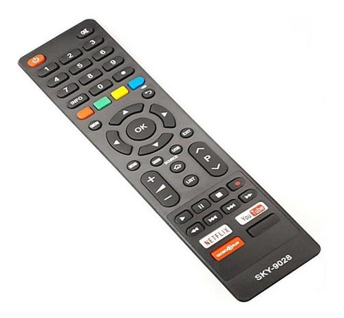 Controle P/ Tv Philco Com Tecla Netlix / Youtube Globoplay /