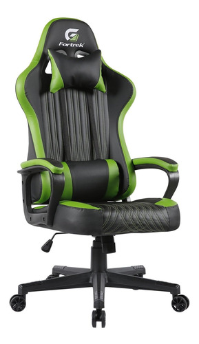 Cadeira Gamer Vickers Preta/verde Fortrek