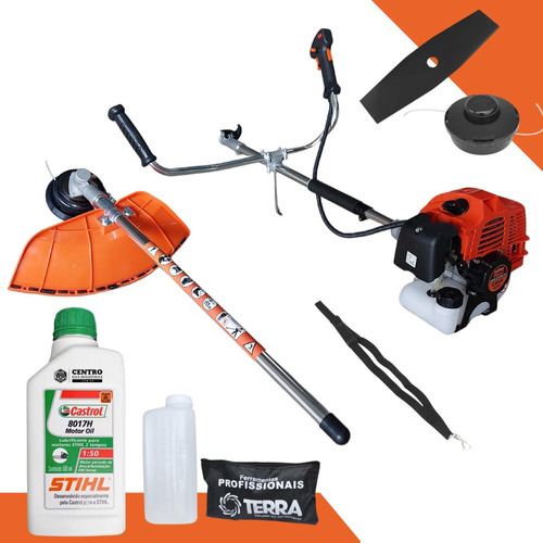 Roçadeira À Gasolina Com Lâmina 2p Grhb-430 Com Óleo Stihl