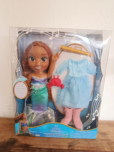 Muñeca Ariel Canta Y Luce De Disney Princess La Sirenita