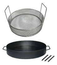 Comprar Disco De Arado Paellera 35cm Patas Desm + Canasto Freidor