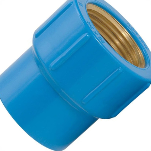 Luva Azul Amanco Liso/rosca 25mm X 3/4'' 11752./ Kit Com 24
