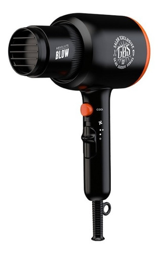 Secador De Pelo Ga.ma Italy Gbs Absolute Blow Negro/naranja