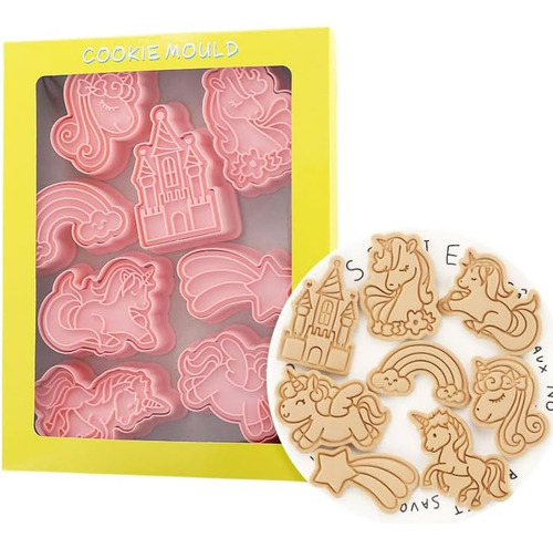 Molde De Galletas De Unicornio, Presión 3d De Meteorit...