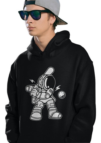 Sudadera C/capucha D Astronauta Sublimada Cleen