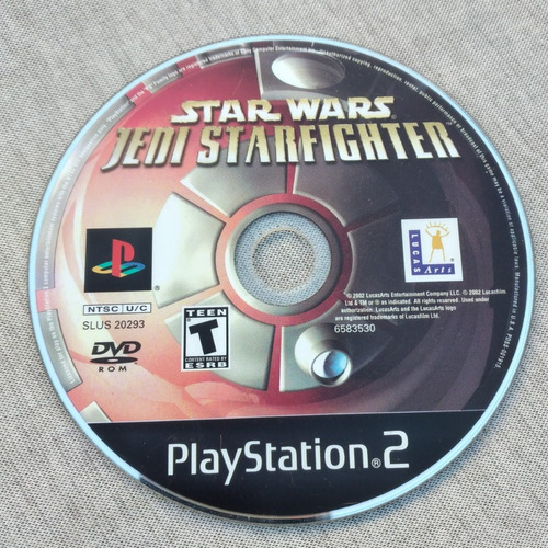 Video Juego Ps2, Star Wars, Jeni Starfighter, Sony 