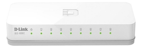 Switch D-link Des-1008c 8 Puertos Fast Ethernet 10/100 Mbps