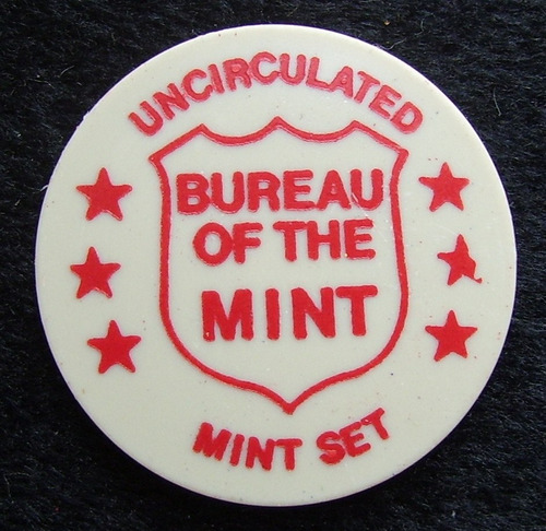 Ficha Token Usa Bureau Of The Mint Red-white