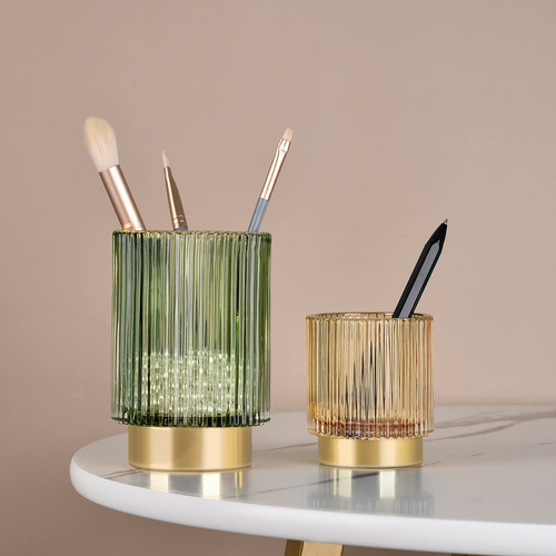 Canitoron Soporte Para Brochas De Maquillaje, Paquete De 2,