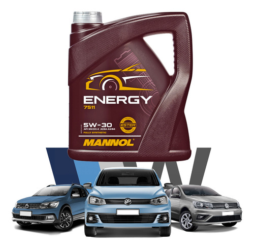 Aceite Para Motor 5w30 Api Sn/ch-4 Sint 4lt Mannol Vw Gol G5