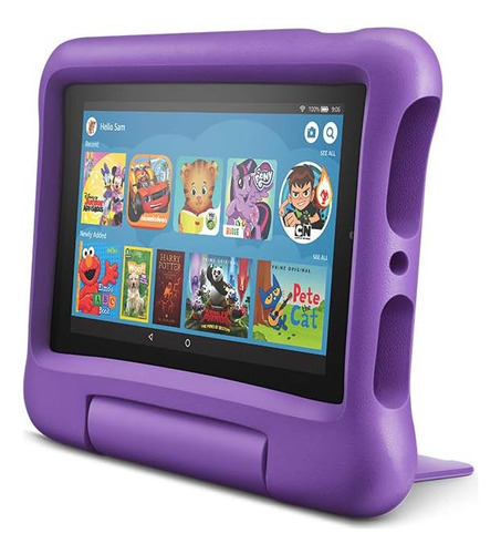 Tablet Amazon Fire 7 Kids Edition Violeta 16gb  Multitactil