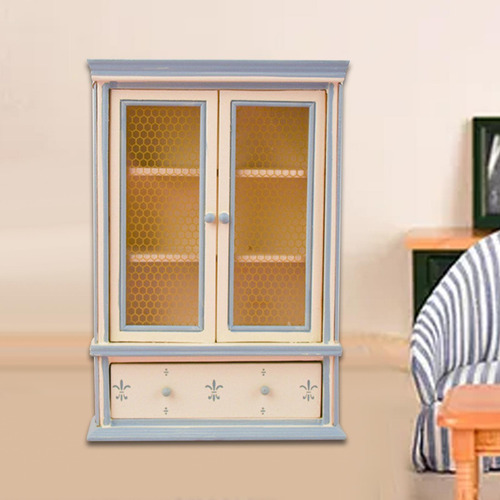 Gabinete De Miniaturas Para Casa De Muñecas, Muebles En