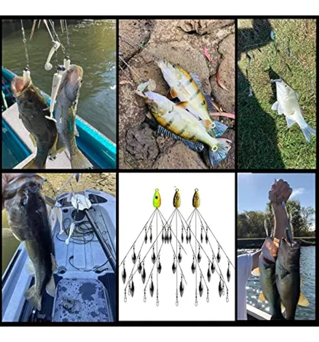 Aparejo Alabama Para Pesca De Lubina, Cebo, 5 Brazos