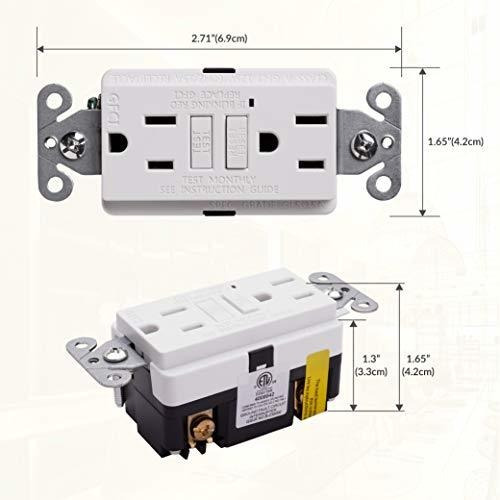 Iluminacion Hogar Faith Electric Gfci Tomacorriente