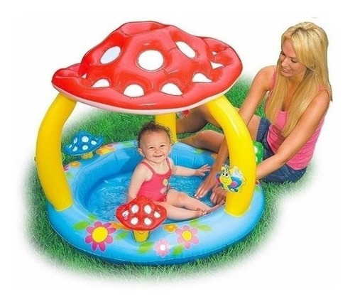 Pileta Inflable Para Bebe Intex Hongo 102x89cm / 45lts