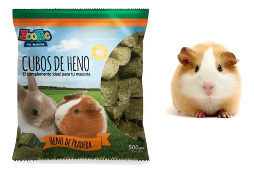 Heno Cubos  Cobayos Conejo Chinchilla Hamster Jerbos X 4