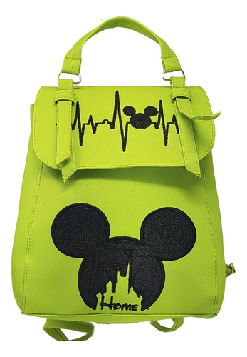 Bolso De Mano Mickey Mouse Dama Mujer Bolsa Mochila Nyny