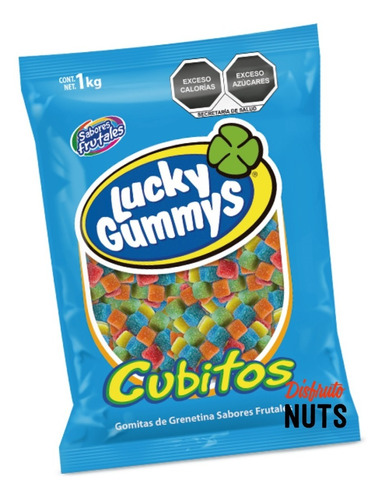 Lucky Gummys Gomitas Cubitos  1 Kg