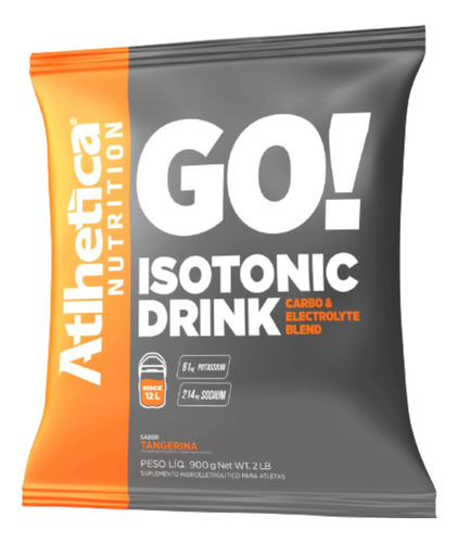Go! Isotonic Drink 900 G Sabores Isotônico Eletrólitos