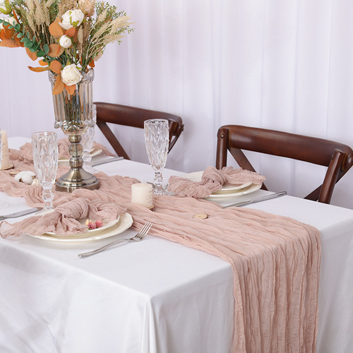 Mantel Table Runner, Tela Para Queso, Gasa, Crepé