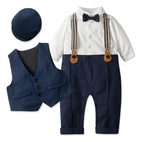 Conjunto De Ropa Formal Para Niños Recién Nacidos