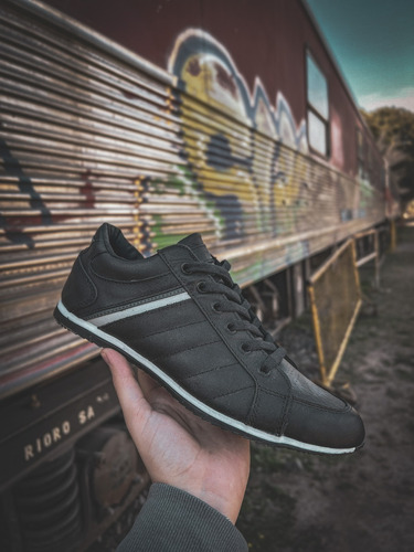 Zapatillas De Cuero Hombre Urbanas Casual Libertarios